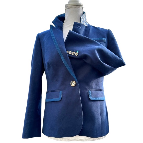 Boden - Picardy Tipped Navy Cotton Blaze, Size 6P - Picture 4 of 14